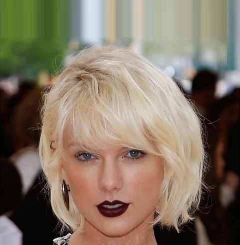 Taylor swift in Bare Meets Bold Makeover