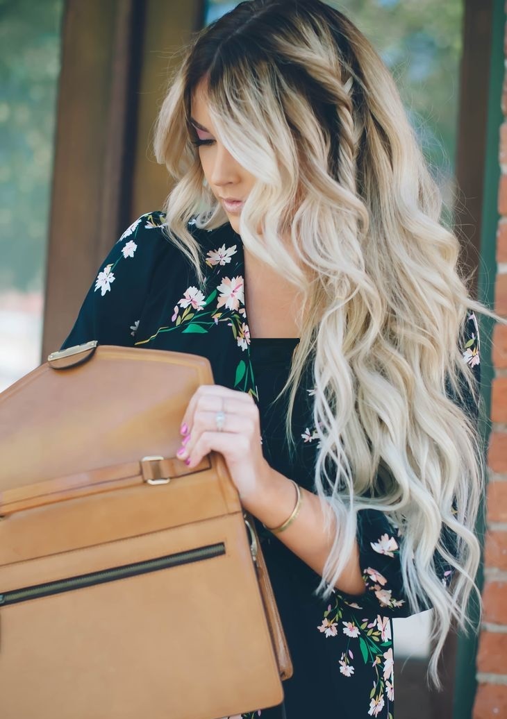 Cool Rooted Blonde hair color for summer season