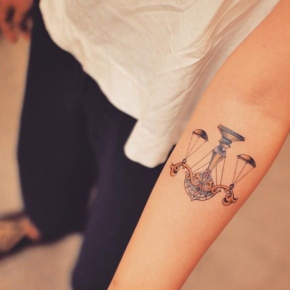horoscope inspired tattoo for females