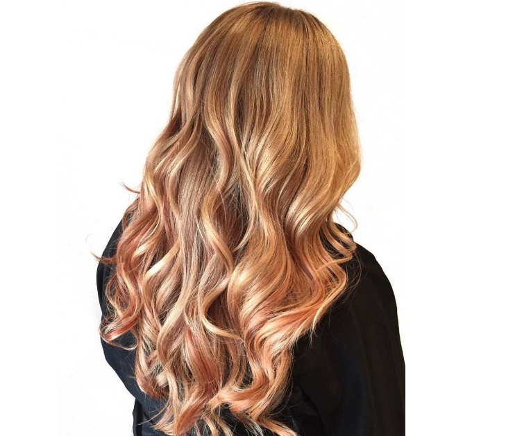 Brown to Strawberry Blonde hair color for fair skin tone