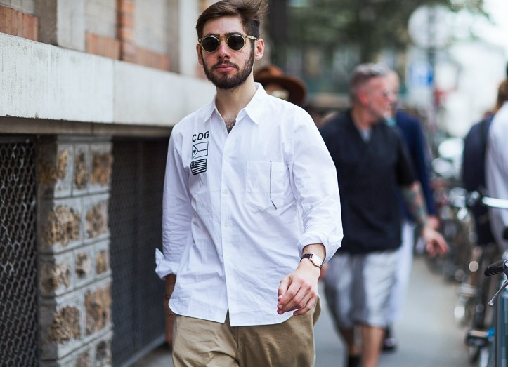 The white out trend for men this summer