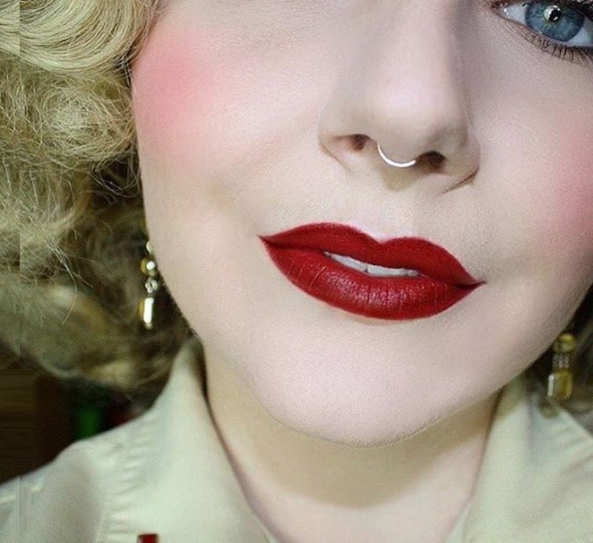 Cherry Red Lipstick Shade looks classy in Summers