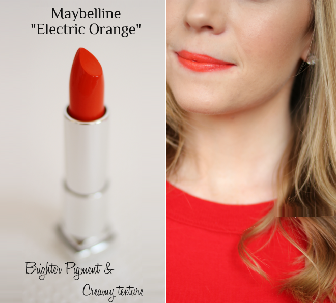 Maybelline Electric Orange Lipstick