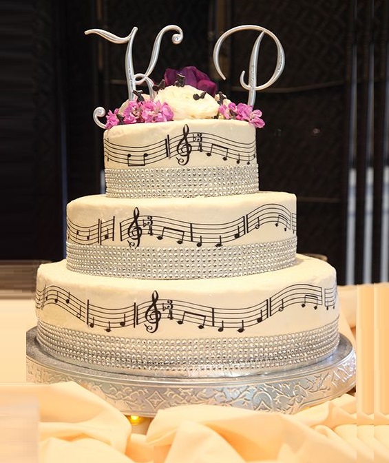 The Music Style Wedding Cake